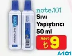 NOTE 101 SIVI YAPIŞTIRICI 50 ML indirimli fiyat NOTE 101 SIVI YAPIŞTIRICI 50 ML fiyat ve kampanya bilgisi